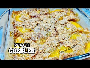 Easy Peach Cobbler Made Wth Bisquick