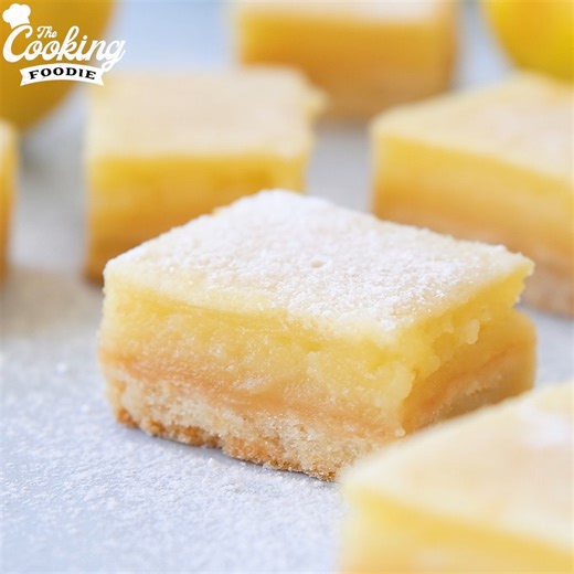 13K views · 112 reactions | Learn how to make the best lemon bars  | The Cooking Foodie | Facebook