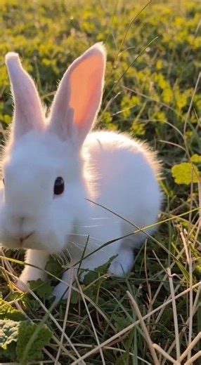 Baby Bunny Stood Up Just to See Me… 🥺🐰 #shorts