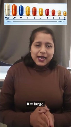 Capsule Sizes Explained Simply | Pharma Basics for Students #CapsuleSize #pharmabasics