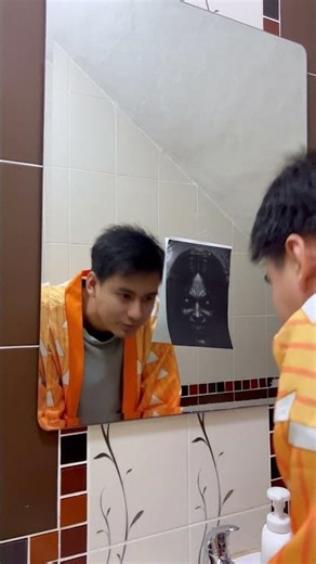 Plot twist in the bathroom #prank #shocking #fyp