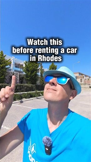 Watch this before renting a car in Rhodes ⚠️Most people don’t know this…
