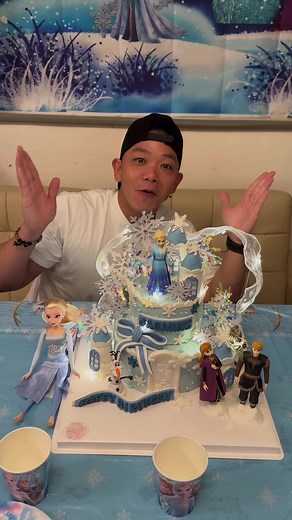 乖乖 2023 Birthday Cake #冰雪奇緣 #生日蛋糕 #Frozen #Elsa #Anna | 林子善DrLam
