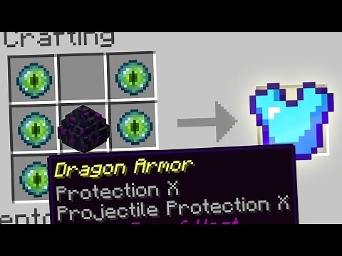 MINECRAFT DRAGON ARMOR!! (End of World)