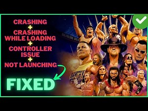 [ACTUAL FIX] WWE 2K24 Crashing , Controller Not Working , Not Launching | EASY fix