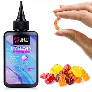 UV Resin Clear UV Cure Resin Epoxy Resin Kit for Crafts Jewelry Making