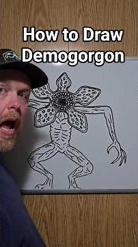 how to draw a demogorgon from stranger things