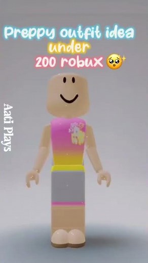 PREPPY Outfit Idea UNDER 200 ROBUX #shorts 😍✨💞🌺🐬🌼🌴