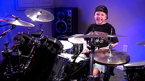 "Good Times Bad Times" Avery Molek, 8 year old Drummer