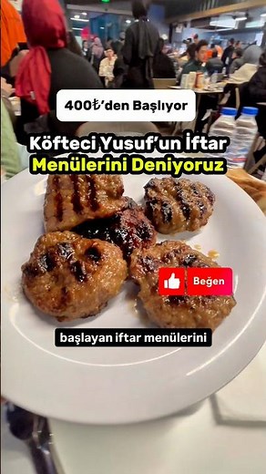 Köfteci Yusuf’un 400₺’den İftar Menüleri #reklam #köfteciyusuf #iftarmenüsü