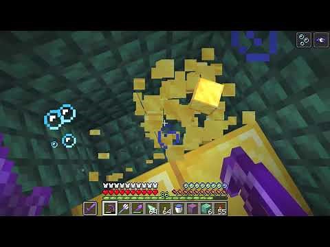 Hidden treasure in Ocean Monuments - Minecraft