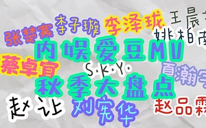 【MV鸡赏】有比没有好！2020国内爱豆MV大盘点！秋季篇！除了一线大牌还有很多人在做音乐！