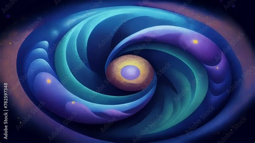 A swirling vortex of numbers and symbols representing the infinite possibilities and combinations that can be derived from recursive processes