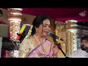 Bhakti Sangeetha by Sunitha Upadrastha | Kumbarathi & Shayanostava | 63rd Bengaluru Ganesh Utsava