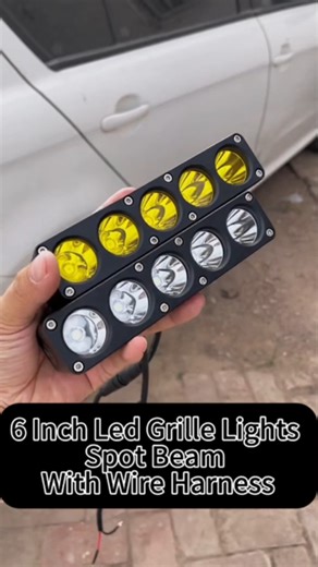 CO LIGHT®|www.led-colight.com on Instagram: "✨ Upgrade your front-end game! Our 6-inch LED Grille Lights pack 70W of pure white power for razor-sharp, long-distance visibility. 🌙💡 Built with premium LEDs & CNC-machined aluminum, these lights are tough, sleek, and ready for off-road adventures, highways, or any night ride. 🌧️❄️ 🔹 Spot beam for precision cutting through darkness 🔹 IP68 waterproof & dustproof 🔹 Dual mounting: Side & U-Shaped brackets 🔹 Plug-and-play harness for effortless in