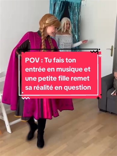 Entrée magique en musique pour une petite fille surprise