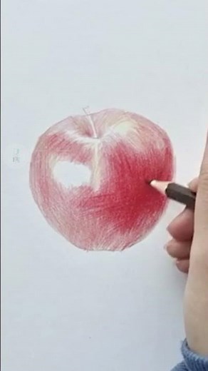 【color pencil drawing】彩铅零基础入门苹果的画法 彩铅教学丨HOW TO USE COLORED PENCIL - Guide for Beginners