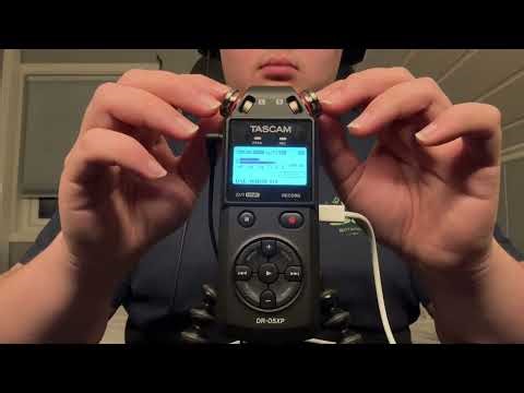 Asmr Tascam Mic Scratching with Nails (No Talking)