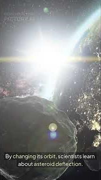 DART Mission: The Day NASA Moved an Asteroid 🚀 | NASA 4K Short #planetprotection #universe #spacex