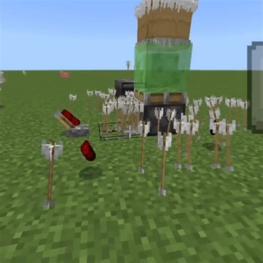 arrow launcher #game#minecraft#build