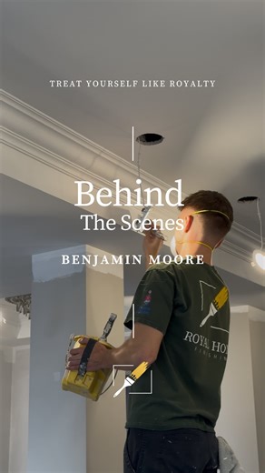 Royal Home Finishing | Behind the scenes before the “after” photo. Trim doesn’t come out crisp by accident. It’s fill the nail holes, caulk the gaps, sand it... | Instagram