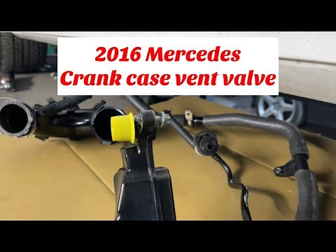 2016 Mercedes C300 crank case ventilation Valve ￼replace