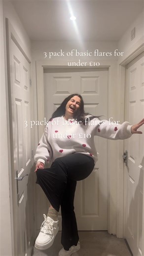 Affordable 3-Pack Basic Flares Under £10