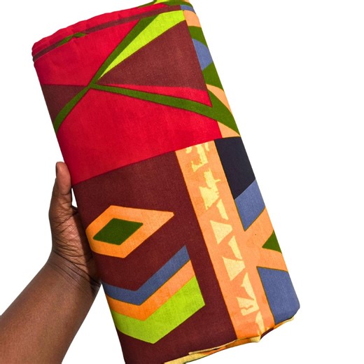 African Ankara Fabric by the Yard | Tribal Geometric Wax Print Cotton | African Print Sewing Fabric 46” Wide - Etsy
