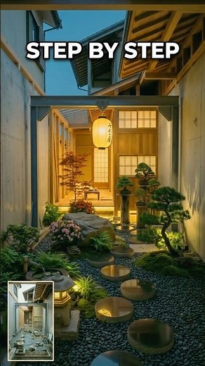 How to Build a Professional Japanese Garden at Home 🏡✨ #diy #gardening #tips
