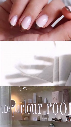 A French tip, but make them latte-luxe ☕🤎 | The Parlour Room