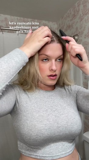 Simplified Kim Kardashian Met Gala Updo Tutorial