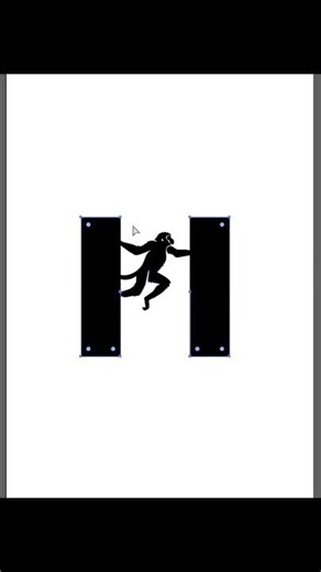 M + Monkey Lettermark Logo