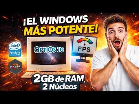 THE MOST POWERFUL WINDOWS FOR LOW-END PCs - OptiOS 10 2GB of RAM