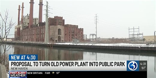 New Haven considers buying old English Station power plant to build public park on Ball Island