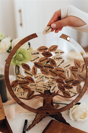 Personalized Wedding Drop Box Tree, Guest Book Alternative, Custom Wedding Sign - Etsy UK
