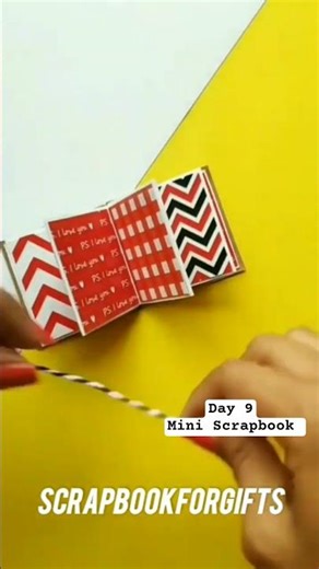 Tutorial Series Day 9🎉 #scrapbookforgifts #tutorail #diy #craft #craftidea #minialbumtutorial