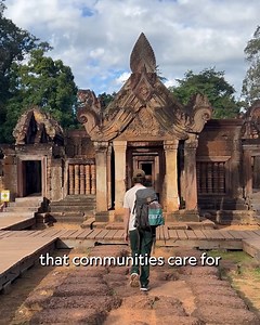 6.7K views · 66 reactions | A historic journey starts at a historic site  Nat Geo Explorer Victoria Herrmann carries the Nat Geo Society flag to its first destination: the breathtaking temples of Angkor, Cambodia. Follow the flag's path as it makes its way across the world — from Explorer to Explorer — before it finds its way home in Washington, D.C. at the Museum of Exploration in 2026. Next stop? Stay tuned! | National Geographic Museum | Facebook