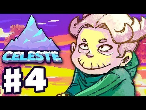 Celeste - Gameplay Walkthrough Part 4 - Chapter 4: Golden Ridge 100%! All Strawberries & B-Side!