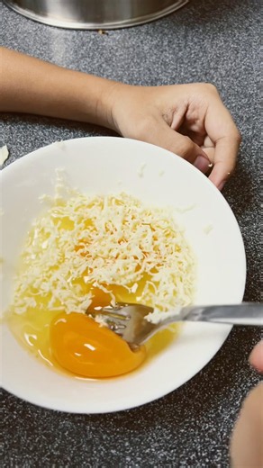 Scrambled egg with cheese 🧀🧀🧀 #recipe #cooking #asmr #food