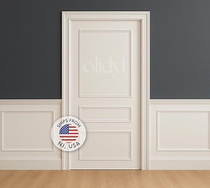 Peel and Stick Door Molding Kit: 3-tier Wainscoting, DIY Door Upgrade - Etsy