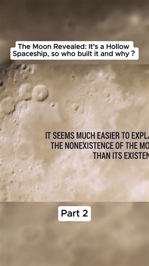 The Moon Revealed It's a Hollow Spaceship, so who built it and why？