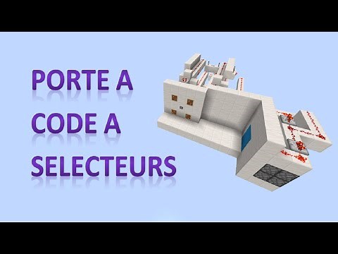 Tutoriel - Porte à code à sélecteurs (Item frame)