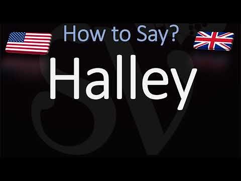 How to Pronounce Halley? (CORRECTLY) | Edmond Halley Astronomer (Halley's Comet)