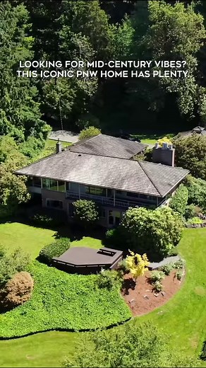 On the market for the first time in nearly 50 years, this Everett, Washington, home is a mid-century modern masterpiece! Timeless and perfectly preserved with period details throughout, the home is situated on nearly an acre with unparalleled privacy & northwesterly views. Picture windows, French doors and sprawling decks enhance the indoor/outdoor connection and give way to spectacular panoramic views. This home is truly a treasure. {Listing by Stacey Chellis with Coldwell Banker Bain, Bellevue