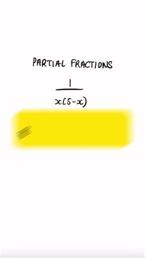 A-Level Maths: Partial Fractions! #alevels #alevels2026 #alevelmaths #maths #mathsrevision
