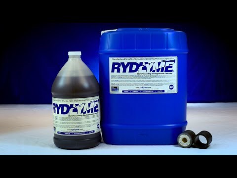 RYDLYME removes scale deposit from pipe