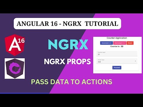 NGRX props/payload | pass data to ngrx actions | Angular 16- NGRX Tutorial