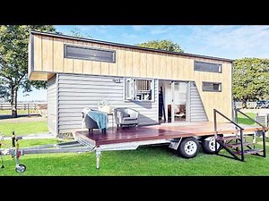 Absolutely Gorgeous This tiny haven on wheels combines modern elegance