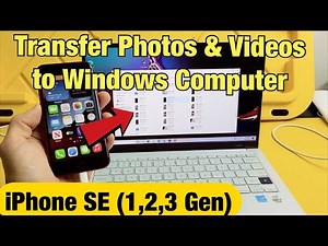 iPhone SE 1/2/3: How to Copy Photos & Video to Windows Computer, PC, Laptop w/ Cable