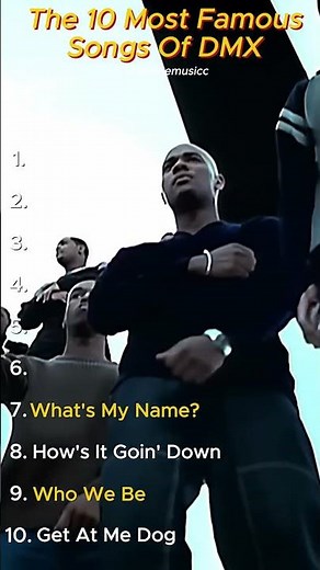 🎤The 10 Best Song Of DMX🕊️